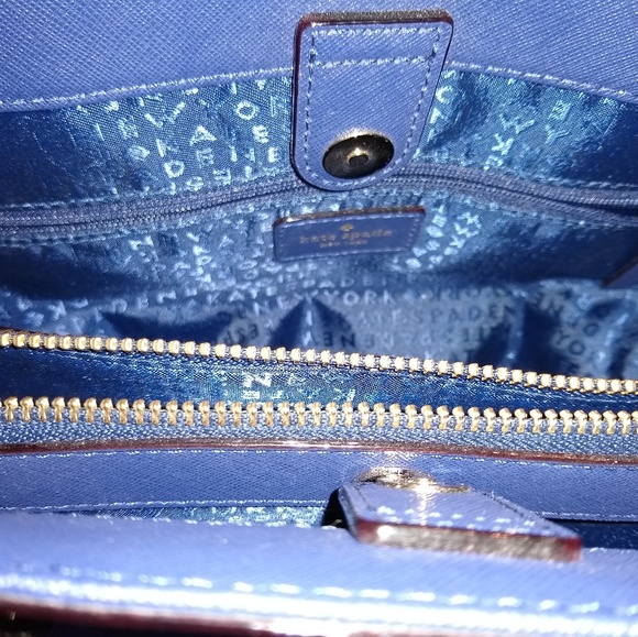 BNWtags,Kate Spade♠️ evangelie bag.  oceanicblu - Picture 4 of 8